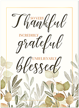 Thankful Grateful Blessed H2777U-A