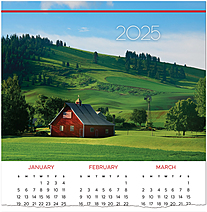 American Farm Calendar Card C2797U-AA