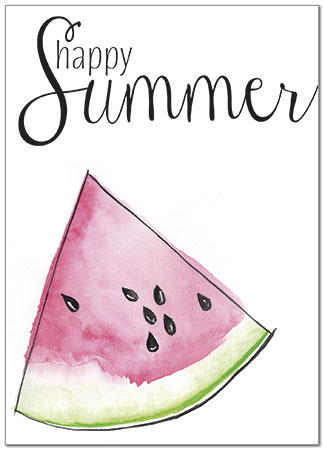 Summer Watermelon Card D8073D-X