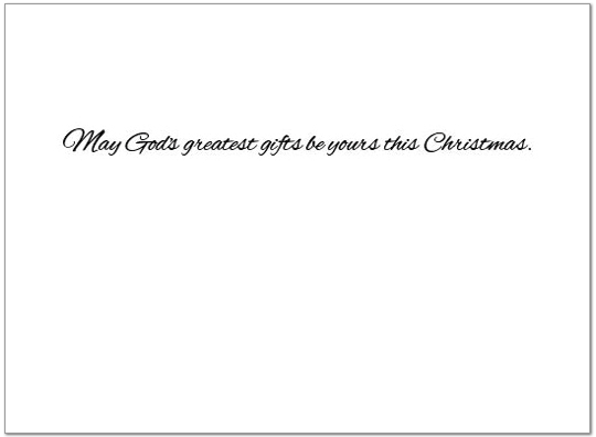 Winter Chapel Christmas Card H4236U-A