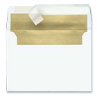 Gold Foil Lined Peel & Stick Envelope