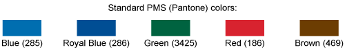 Standard PMS Colors