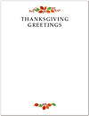 Thanksgiving Letterhead Blank 3122M-B
