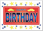 Birthday License Greeting Card 518U-X