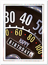 Birthday Miles Greeting Card 617U-X