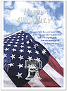 Liberty 4th of July Greeting Card 744U-X