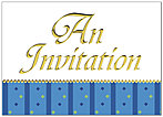 Formal Invitation Greeting Card 748D-X