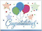 Balloon Congratulations Greeting Card 751U-Y