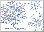 Snowflake Sparkle Holiday Card 7529S-AAA