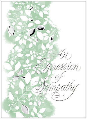 Sympathy Greeting Card 844U-X