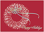 Sparkle Wreath Holiday Card 8534S-AAA