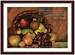 Thanksgiving Bounty Greeting Card 8519U-A