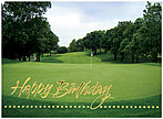 On the Green Birthday Card 917U-X