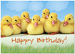 Birthday Ducklings Greeting Card 931D-Y