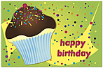 Cupcake Birthday Postcard 936P-Z