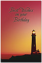 Lighthouse Birthday Postcard 937P-Z