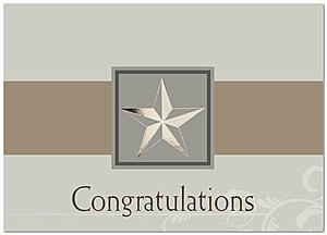 Star Congratulations Greeting Card 950D-X
