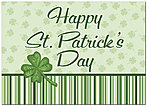 St. Patrick's Stripes Greeting Card 959D-Y