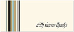 Sincere Thanks Stripes - Referral Thank You Card 972LV-X