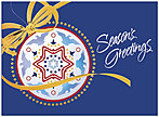 Patriotic Greetings Holiday Card 9540G-AAA