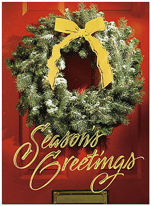 Holiday Door Greeting Card 9546G-AAA