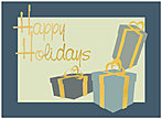 Holiday Packages Greeting Card 9554U-AA