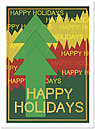 Stock Market Holiday Card 9560U-AA
