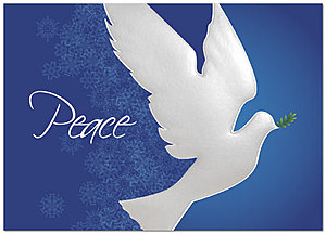 Peace Dove Holiday Card 9562D-AA