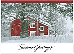 Winter Retreat Holiday Card 9564U-A