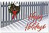 Snowy Fence Postcard 9574P-B