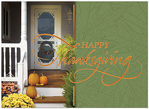 Thanksgiving Welcome Greeting Card 9519U-AA
