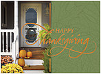Thanksgiving Welcome Greeting Card 9519U-AA