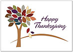 Vivid Autumn Thanksgiving Card 9530KW-AA