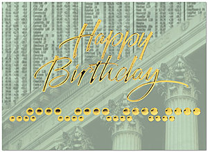 Birthday Exchange Greeting Card X19U-X