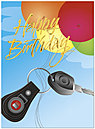 Birthday Keys Greeting Card X20U-X