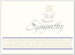 Sincere Sympathy Greeting Card X42U-X