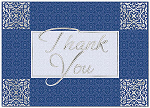 Classic Thank You Card X47D-X