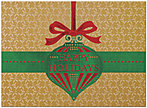 Ornament Elegance Holiday Card X546G-4A