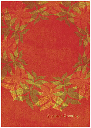 Green Wreath Holiday Card X593KW-AA