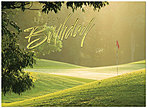 Early Morning Tee Birthday Card 120U-X