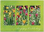 Spring Floral Birthday Card 135U-Y