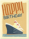 Ships Ahoy Birthday Card 140U-Y