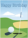 Last Putt Birthday Card 141U-Y