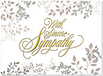 Sympathy Leaves Greeting Card 153U-X