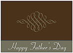 Formal Father's Day Greeting Card 160D-Y