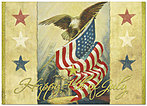 4th of July Nostalgia Greeting Card 163D-X