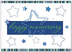 Festive Anniversary Card 175D-X
