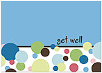 Get Well Dots Greeting Card 181D-Y