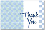 Squares Thank You Postcard 187P-Z