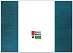 Teal Logo Notecard D105D-V
